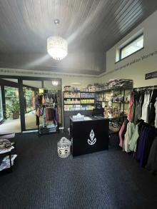 Ayurvedic products in a yoga centre